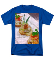 Load image into Gallery viewer, Crab on crostini - Men&#39;s T-Shirt  (Regular Fit)