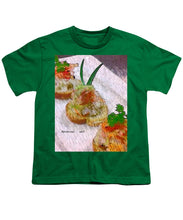 Load image into Gallery viewer, Crab on crostini - Youth T-Shirt