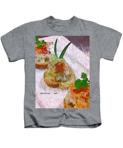 Crab on crostini - Kids T-Shirt