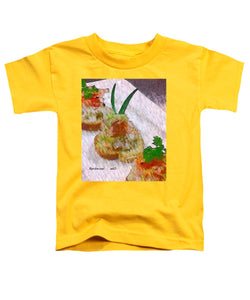 Crab on crostini - Toddler T-Shirt