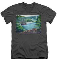 Load image into Gallery viewer, Deception Pass - Men&#39;s V-Neck T-Shirt