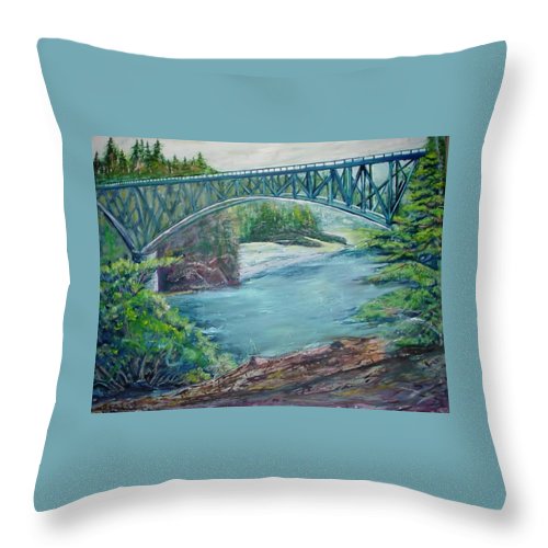 Deception Pass - Throw Pillow