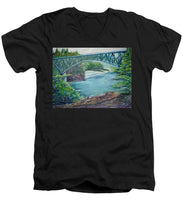 Load image into Gallery viewer, Deception Pass - Men&#39;s V-Neck T-Shirt