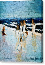 Load image into Gallery viewer, Family at the beach - Canvas Print