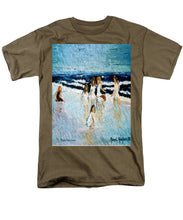 Load image into Gallery viewer, Family at the beach - Men&#39;s T-Shirt  (Regular Fit)