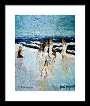 Load image into Gallery viewer, Family at the beach - Framed Print