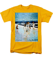 Load image into Gallery viewer, Family at the beach - Men&#39;s T-Shirt  (Regular Fit)