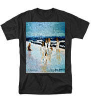 Load image into Gallery viewer, Family at the beach - Men&#39;s T-Shirt  (Regular Fit)