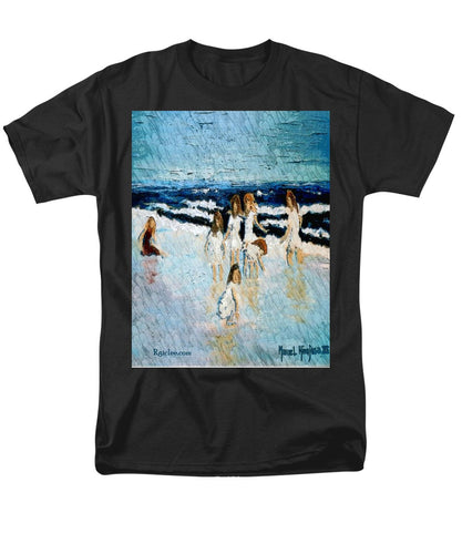 Family at the beach - Men's T-Shirt  (Regular Fit)