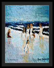 Load image into Gallery viewer, Family at the beach - Framed Print