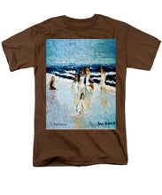 Load image into Gallery viewer, Family at the beach - Men&#39;s T-Shirt  (Regular Fit)