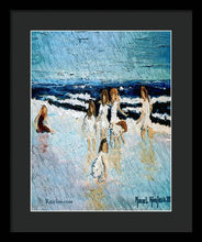 Load image into Gallery viewer, Family at the beach - Framed Print