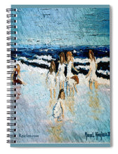 Load image into Gallery viewer, Family at the beach - Spiral Notebook