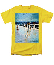 Load image into Gallery viewer, Family at the beach - Men&#39;s T-Shirt  (Regular Fit)