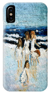 Family at the beach - Phone Case