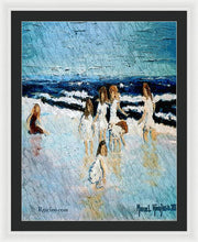 Load image into Gallery viewer, Family at the beach - Framed Print