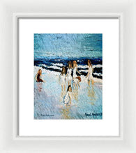 Load image into Gallery viewer, Family at the beach - Framed Print