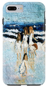 Family at the beach - Phone Case