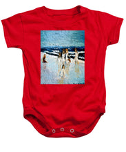 Load image into Gallery viewer, Family at the beach - Baby Onesie