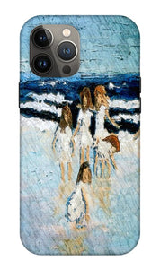 Family at the beach - Phone Case