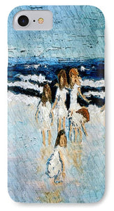 Family at the beach - Phone Case