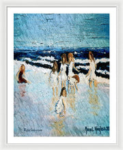 Load image into Gallery viewer, Family at the beach - Framed Print