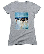 Load image into Gallery viewer, Family at the beach - Women&#39;s V-Neck