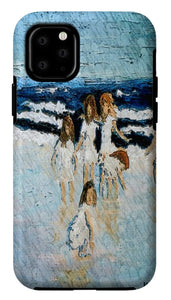 Family at the beach - Phone Case