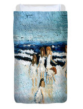 Load image into Gallery viewer, Family at the beach - Duvet Cover