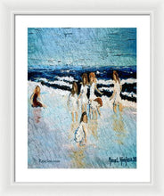 Load image into Gallery viewer, Family at the beach - Framed Print