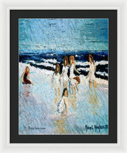 Load image into Gallery viewer, Family at the beach - Framed Print