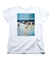 Load image into Gallery viewer, Family at the beach - Women&#39;s T-Shirt (Standard Fit)