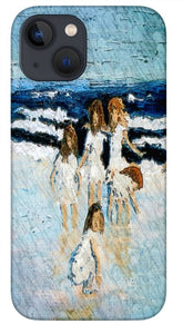 Family at the beach - Phone Case