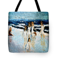 Load image into Gallery viewer, Family at the beach - Tote Bag