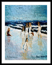 Load image into Gallery viewer, Family at the beach - Framed Print