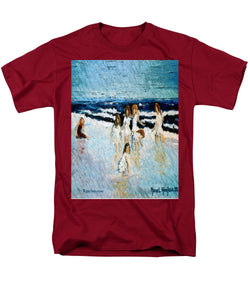 Family at the beach - Men's T-Shirt  (Regular Fit)