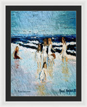 Load image into Gallery viewer, Family at the beach - Framed Print