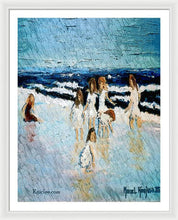 Load image into Gallery viewer, Family at the beach - Framed Print