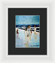 Load image into Gallery viewer, Family at the beach - Framed Print