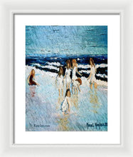 Load image into Gallery viewer, Family at the beach - Framed Print