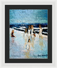 Load image into Gallery viewer, Family at the beach - Framed Print