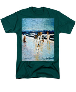 Family at the beach - Men's T-Shirt  (Regular Fit)