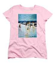 Load image into Gallery viewer, Family at the beach - Women&#39;s T-Shirt (Standard Fit)