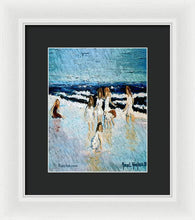 Load image into Gallery viewer, Family at the beach - Framed Print