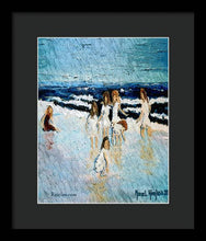 Load image into Gallery viewer, Family at the beach - Framed Print