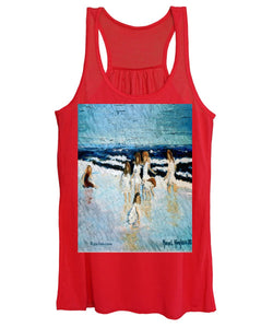 Family at the beach - Women's Tank Top