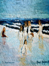 Load image into Gallery viewer, Family at the beach - Puzzle