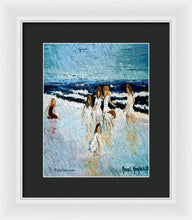 Load image into Gallery viewer, Family at the beach - Framed Print