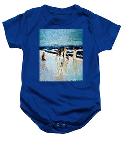 Family at the beach - Baby Onesie