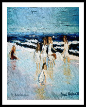 Load image into Gallery viewer, Family at the beach - Framed Print